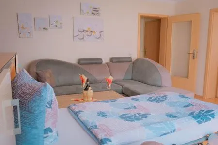Wohnzimmer Ferienwohnung Ostseeliebe