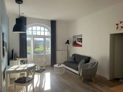 Wohnzimmer Haus am Park Ferienwohnung 24