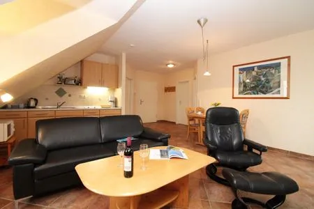 Wohnzimmer Haus am Haffplatz Ferienwohnung 10