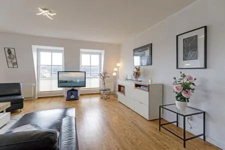 Wohnzimmer Haus Olymp Ferienwohnung 33