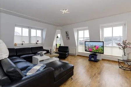 Wohnzimmer Haus Olymp Ferienwohnung 33