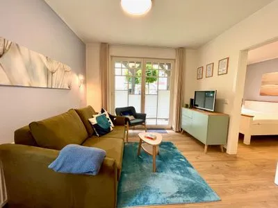 Wohnzimmer Ostseewelle Ferienwohnung 2