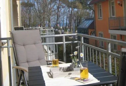 Balkon Ostseewelle Ferienwohnung 13