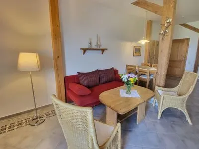 Wohnzimmer Pension Schmelzer Wohnung 14