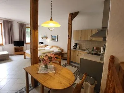 Küche / Küchenzeile Pension Schmelzer Wohnung 15