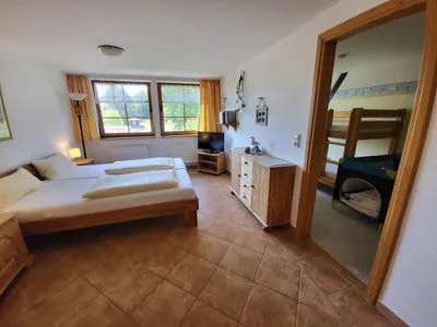 Schlafzimmer Pension Schmelzer Wohnung 27