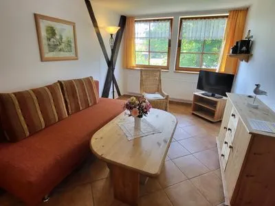 Wohnzimmer Pension Schmelzer Wohnung 28
