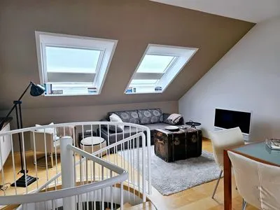 Wohnzimmer Residenz Strandstraße 14 Ferienwohnung 16