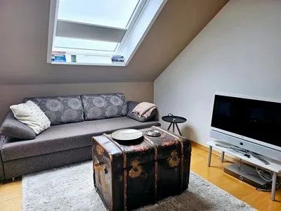 Wohnzimmer Residenz Strandstraße 14 Ferienwohnung 16