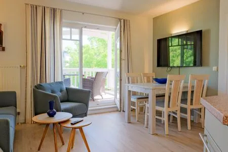 Wohnzimmer Apartmenthaus Sonnenburg Ferienwohnung 13