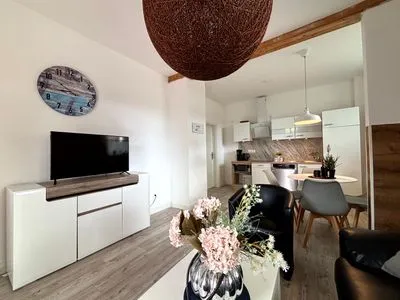 Wohnzimmer Haus OstseeWelle -  Ankerplatz