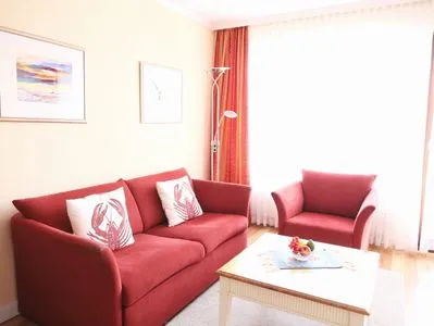 Wohnzimmer Strandstr. 4, Whg. 27