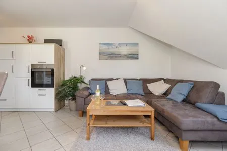 Wohnzimmer Zum Glückswinkel Ferienwohnung 9