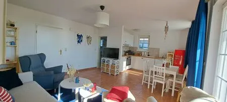 Wohnzimmer Ferienwohnung Landtraum - Urlaub mit Hund