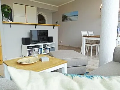 Wohnzimmer Ferienwohnung Penthuus