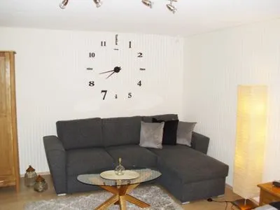 Wohnzimmer Ferienwohnung Am Stadtrand