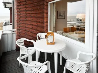 Balkon Haus Seelöwe Ferienwohnung "Inselglück"