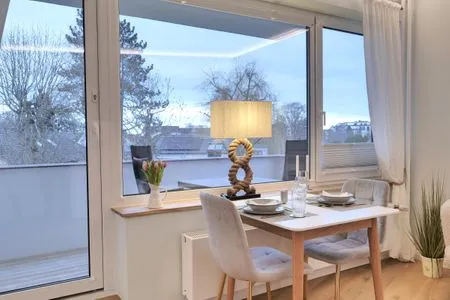 Wohnzimmer Ferienwohnung Samsö - Cozy mit besonderem Ambiente