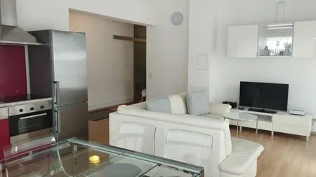 Wohnlandschaft mit Fernseher Bergblick by Alpenidyll Apartments