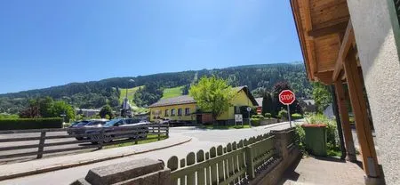 Aussicht auf die Schipiste Planaiblick by Alpenidyll Apartments