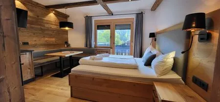 Doppelbett Bergidyll 8 by Alpenidyll Apartments