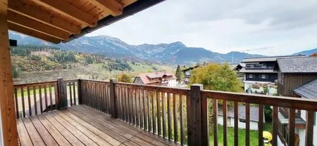 Terrace with a view of the mountains Mountain View by Alpenidyll Apartments