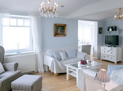 Wohnzimmer Villa Hansa App. A3 - wunderschöne Ferienwohnung mit Panorama-Meerblick