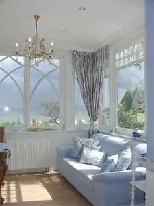 Wohnzimmer Villa Hansa App. B1 - Ferienwohnung mit atemberaubendem Blick auf die Ostsee