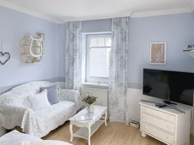 Wohnzimmer Villa Hansa App. C3 - Meerzeit für zwei Personen