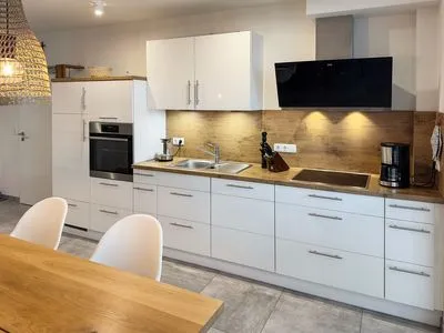 Küche / Küchenzeile Haus *Weiße Düne* Ferienwohnung Weiße Düne 4