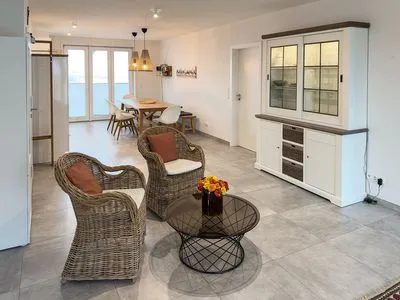 Wohnzimmer Haus *Weiße Düne* Ferienwohnung Weiße Düne 4