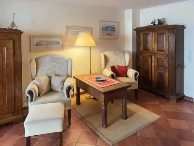 Wohnzimmer Haus Kap Hoorn Ferienwohnung Seeblick