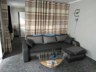 Wohnzimmer Ferienwohnung Montag - in der historischen Altstadt