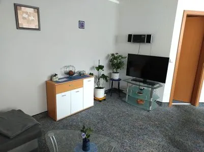 Wohnzimmer Ferienwohnung Montag - in der historischen Altstadt
