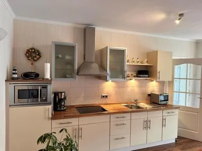 Küche / Küchenzeile Ferienwohnung Seerose - der Kreideküste so nah