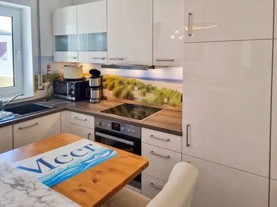 Küche / Küchenzeile Ferienwohnung Sonnenblick - zentral in der Hafenstadt Sassnitz