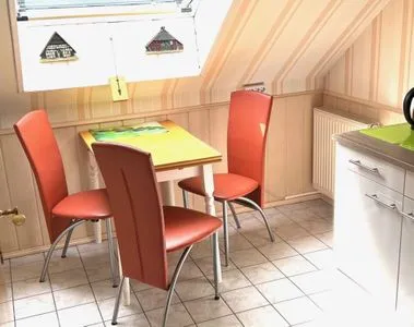 Küche / Küchenzeile Ferienwohnung Stockrose - ganz nah am Nationalpark Jasmund