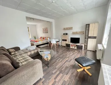 Wohnzimmer Ferienwohnung 1 Otto - in der Stadtmitte von Sassnitz