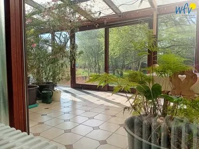 Wintergarten Haus Kiebitzdelle-Leegde 16 Ferienhaus Müller