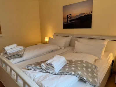 Schlafzimmer Strandresidenz Rosengarten, Hohenzollernstr. 30, App. 110