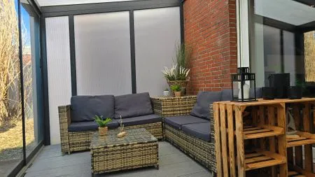 Terrasse Ferienhaus Strandschnecke