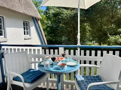 möblierter Balkon Achtern Diek Achtern Diek 12b - Wohnung 5