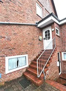 Fassade / Eingang Haus am Leuchtturm