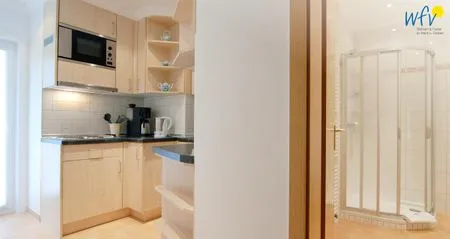 Küche / Küchenzeile Haus am Meer Ferienwohnung Therese