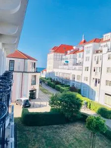 Balkon Haus am Park Ferienwohnung 24