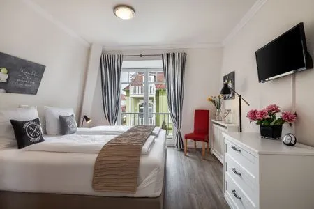 Schlafzimmer Ferienwohnung Valencia am Rosenhof