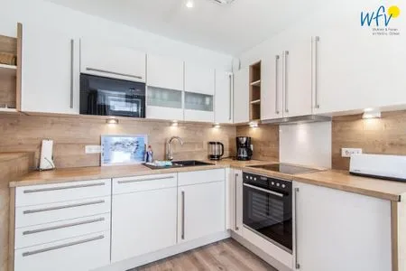Küche / Küchenzeile Haus Dünenblick Ferienwohnung 1