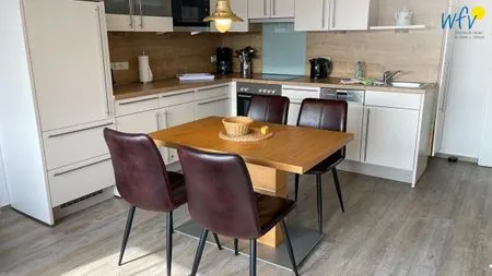 Küche / Küchenzeile Uns Huus Ferienwohnung 8