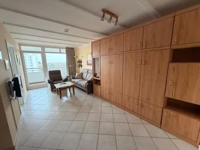 Wohnzimmer Panorama Whg 80, 5. OG