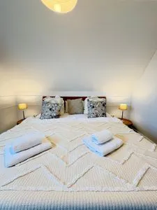 Schlafzimmer Ferienwohnung Insel - Auszeit Pellworm